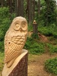 wooden owl